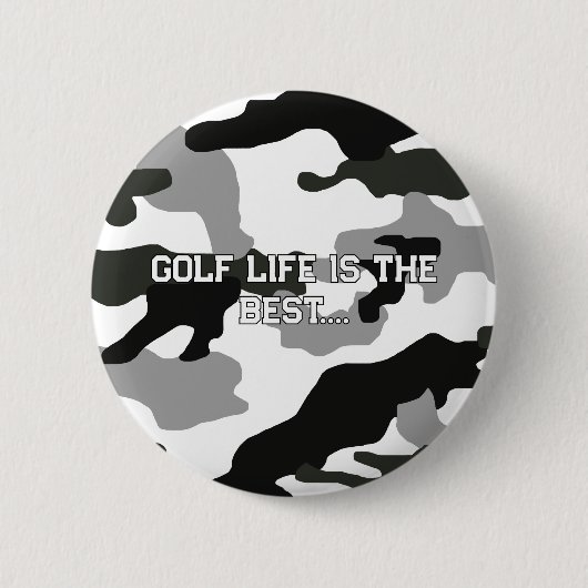 Urban Grey Camouflage Nr. 15 Print Button (Vorderseite)