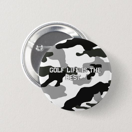 Urban Grey Camouflage Nr. 15 Print Button (Vorne & Hinten)