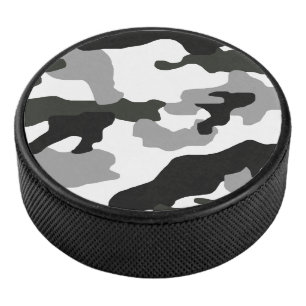 Urban Grey Camouflage Nr. 15 Print Eishockey Puck
