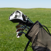 Urban Grey Camouflage Nr. 15 Print Golf Headcover (In SItu)