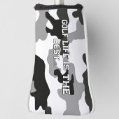Urban Grey Camouflage Nr. 15 Print Golf Headcover (Rotieren 90)
