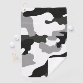 Urban Grey Camouflage Nr. 15 Print Golfhandtuch