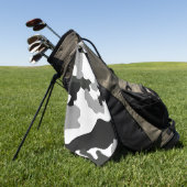 Urban Grey Camouflage Nr. 15 Print Golfhandtuch (Gras)
