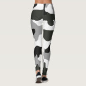 Urban Grey Camouflage Nr. 15 Print Leggings (Rückseite)