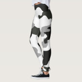 Urban Grey Camouflage Nr. 15 Print Leggings (Links)