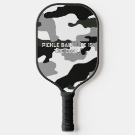 Urban Grey Camouflage Nr. 15 Print Pickleball Schläger
