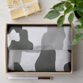 Urban Grey Camouflage Nr. 15 Print Seidenpapier (Geschenk)