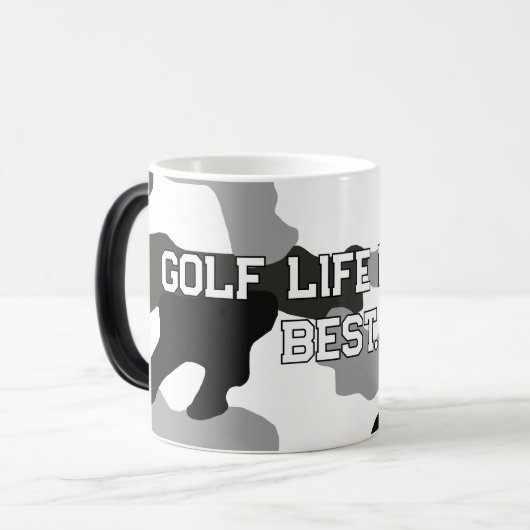 Urban Grey Camouflage Nr. 15 Print Verwandlungstasse (Vorderseite Links)