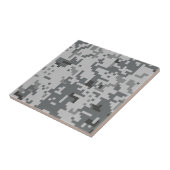 Urban Grey Pixel Camo pattern Fliese (Seite)