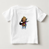 "Urban Groot Vibes | Street Style Fan Art Print Baby T-shirt (Rückseite)