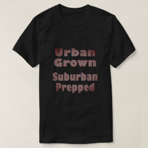 Urban Grown Vorstädter Vorstadtvorrätiger T - Shir T-Shirt