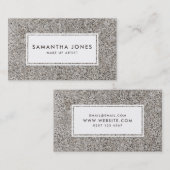 Urban Grunge Beton Einfache moderne Räume Visitenkarte (Vorne/Hinten)