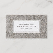 Urban Grunge Beton Einfache moderne Räume Visitenkarte (Rückseite)