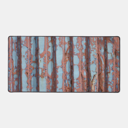 Urban Grunge Corrugated Fotometal Schreibtischunterlage (Vorderseite)