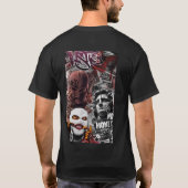 Urban Grunge Graffiti Collage - Balaclava & Street T-Shirt (Rückseite)