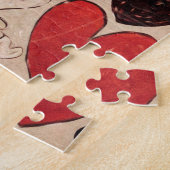 Urban Grunge Hearts Puzzle (Seite)