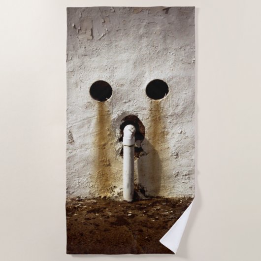 Urban Grunge Strandtuch (Vorderseite)