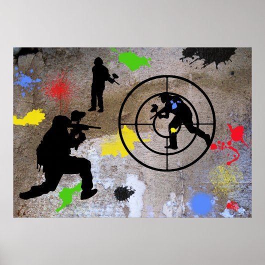 Urban Guerilla Paintball Poster (Vorne)