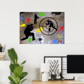 Urban Guerilla Paintball Poster (Heimbüro)