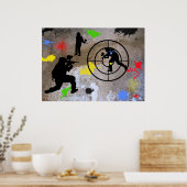 Urban Guerilla Paintball Poster (Küche)