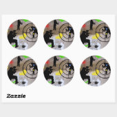 Urban Guerilla Paintball Runder Aufkleber (Blatt)