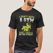 Urban Gymnast Wall Running Design for Traceur Park T-Shirt (Vorderseite)