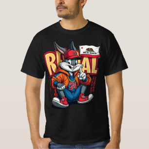 Urban Hare Vibes – Streetwise Bunny im Cali-Stil T-Shirt
