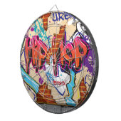 Urban Hip Hop Graffiti Wall. Dartscheibe (Vorderseite rechts)
