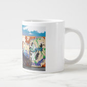 Urban Hip Hop Graffiti Wall. Jumbo-Tasse (Rechts)