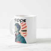 Urban Hope - Abstract Portrait Illustration Kaffeetasse (Vorderseite Links)