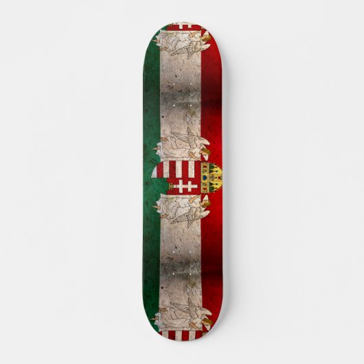 Urban Hungary Grunge Custom Pro Park Board Skateboard (Vorne)