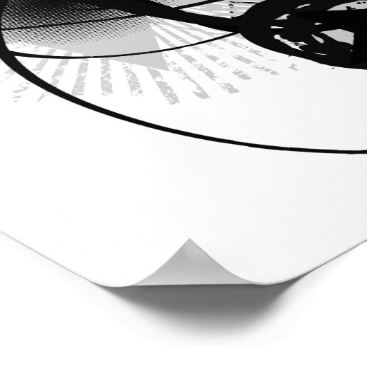 Urban Illustriert Fist mit Crows, Graffiti etc. Poster (Ecke)