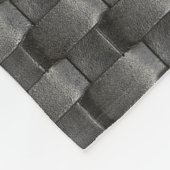 Urban Industrial Metallic Texture Print Fleecedecke (Ecke)