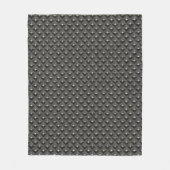 Urban Industrial Metallic Texture Print Fleecedecke (Vorderseite)