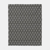 Urban Industrial Metallic Texture Print Fleecedecke (Vorderseite)