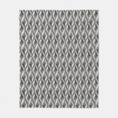 Urban Industrial Metallic Texture Print Fleecedecke (Vorderseite)