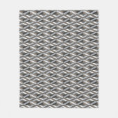 Urban Industrial Metallic Texture Print Fleecedecke (Vorderseite)