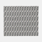 Urban Industrial Metallic Texture Print Fleecedecke (Vorderseite (Horizontal))