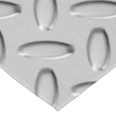 Urban Industrial Metallic Texture Print Tischdecke (Schrägansicht)