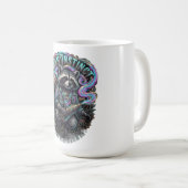 Urban Instinct Waschbär Langarmshirt Kaffeetasse (VorderseiteRechts)