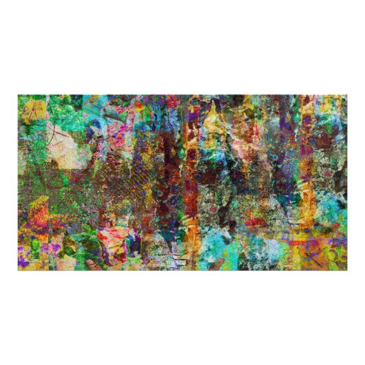 Urban Jungle-Digital Originale Kunst Fotodruck (Vorne)