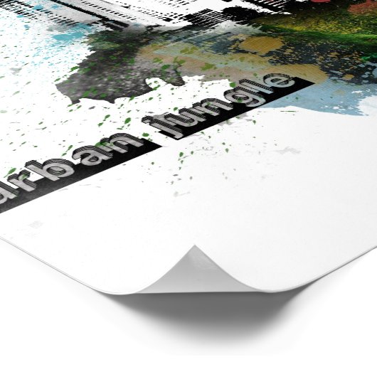 Urban Jungle Original Poster (Ecke)