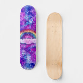Urban Jungle Rainbow Cruiser Custom Pro Long Board Skateboard (Vorderseite)
