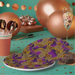 Urban Jungle Tierprint Pappteller