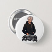 Urban King Anime-Junge Ästhetik - Benutzerdefinier Button (Vorne & Hinten)