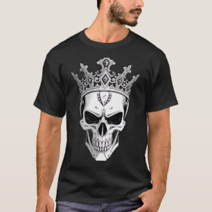 Urban Kings Totenkopf mit goldener Krone Grafik T-Shirt
