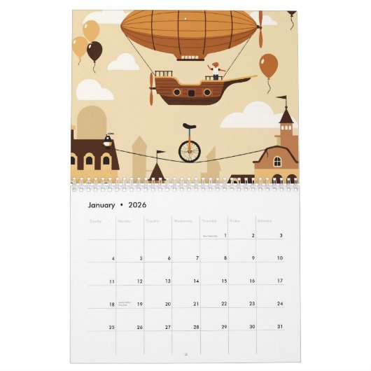 Urban landscape kalender (Jan 2026)