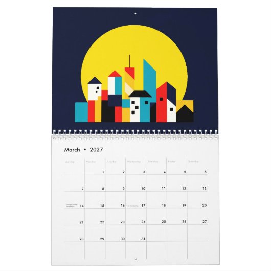 Urban landscape kalender (Mär 2027)