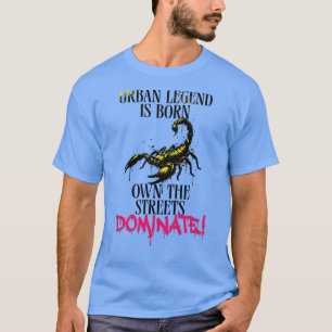 Urban Legend Skorpion – Dominate Streetwear Dunkel T-Shirt