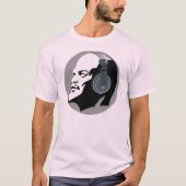 URBAN LENIN MIT MUSIKKOPFEN  T-Shirt (Vorderseite)